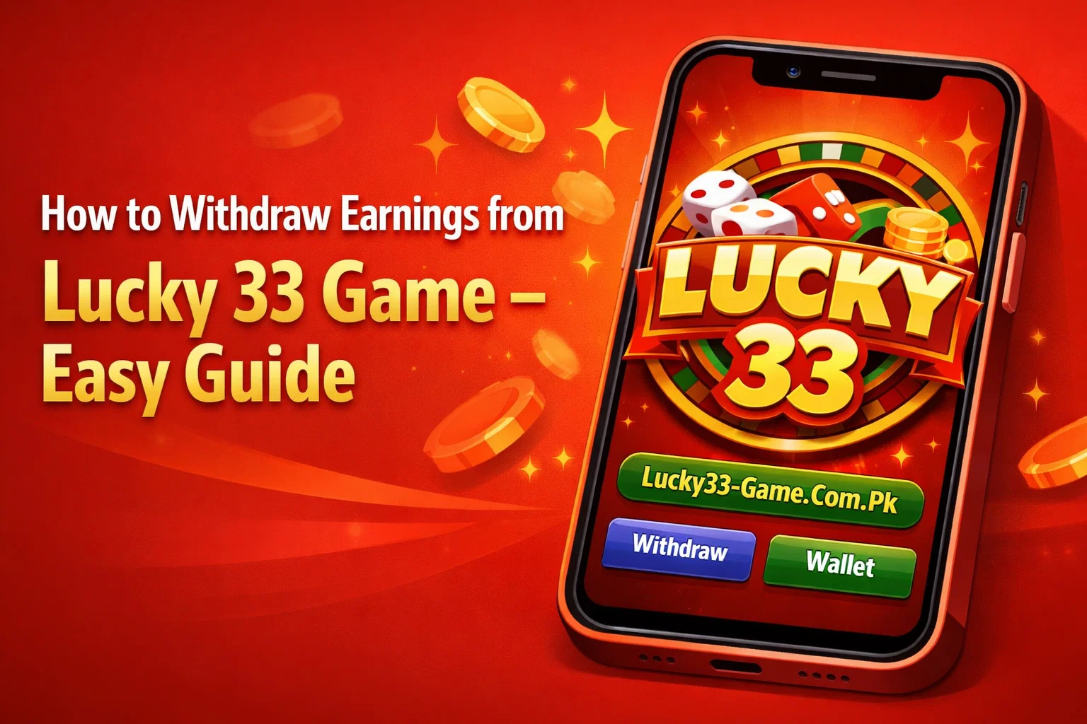 How to Withdraw Earnings from Lucky 33 Game
